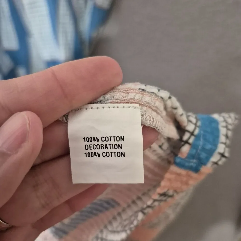 Conditions Apply Women's Cotton Puff Sleeves V-Neck Gabrieliya Maxi Dress M - Picture 6 of 9